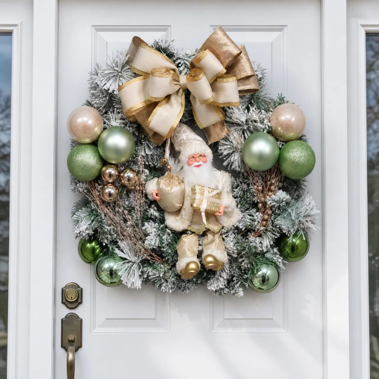 Guirlanda White Christmas 60cm