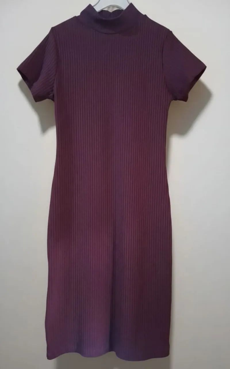 Vestido Gola Alta Curto - Foto 3