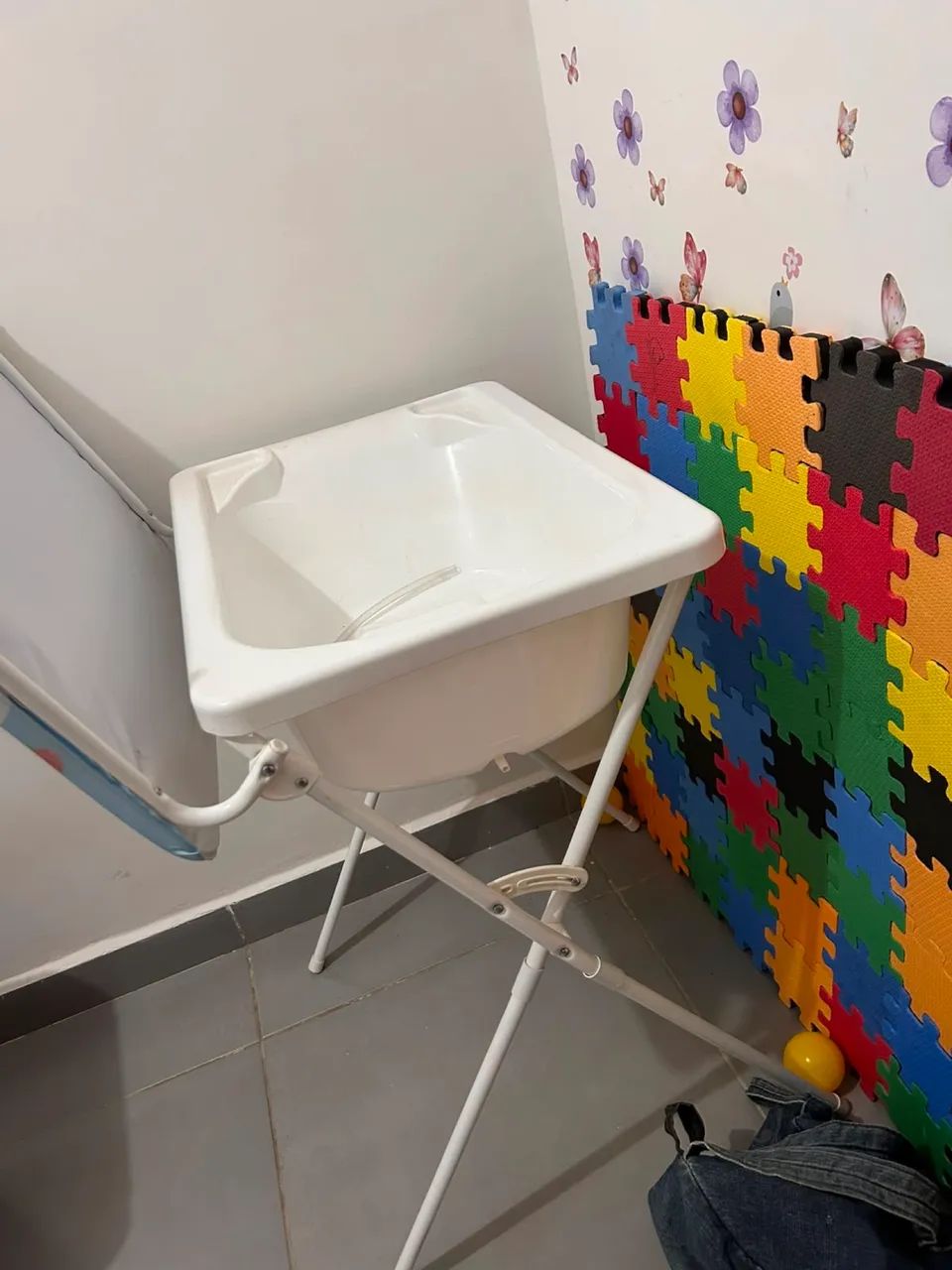Banheira com suporte 
