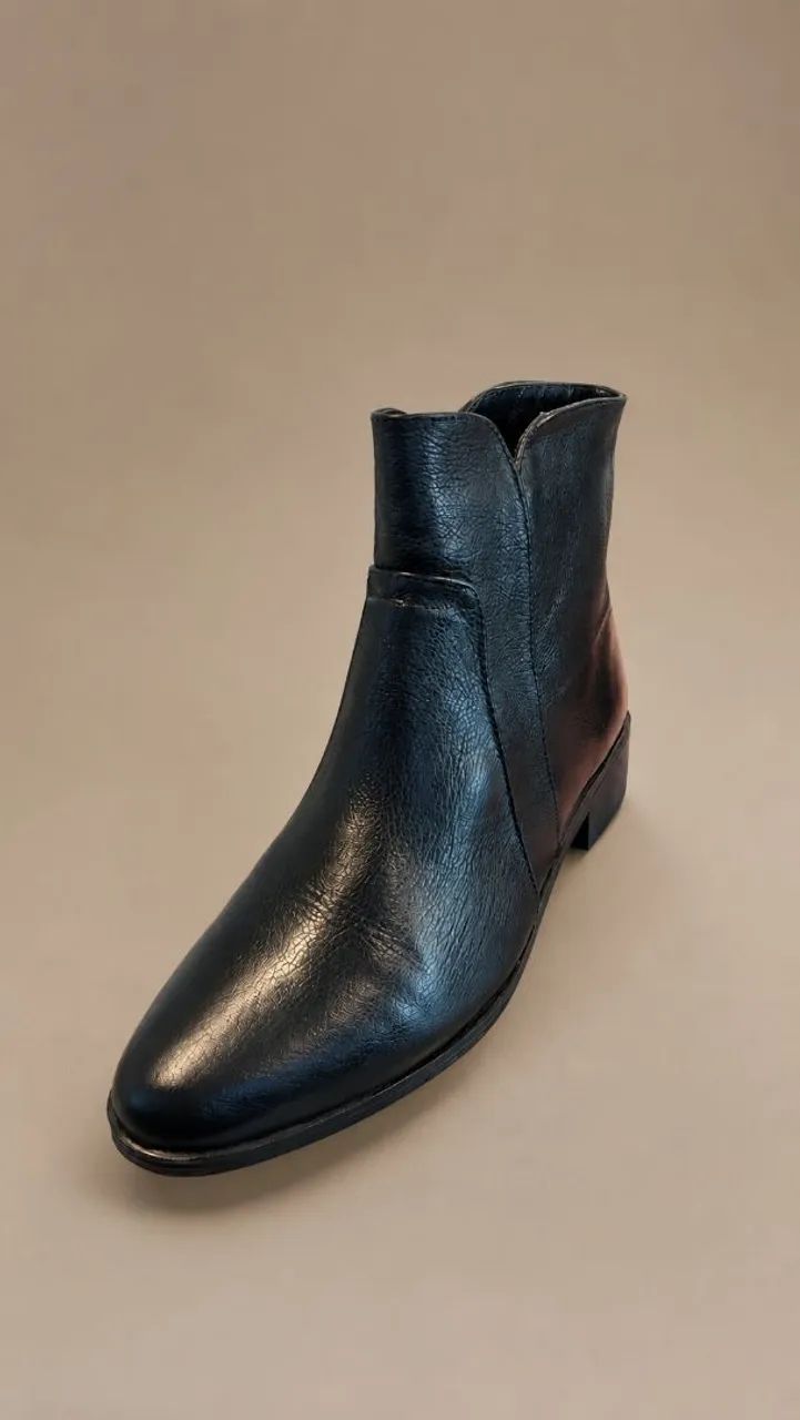 Bota em couro 