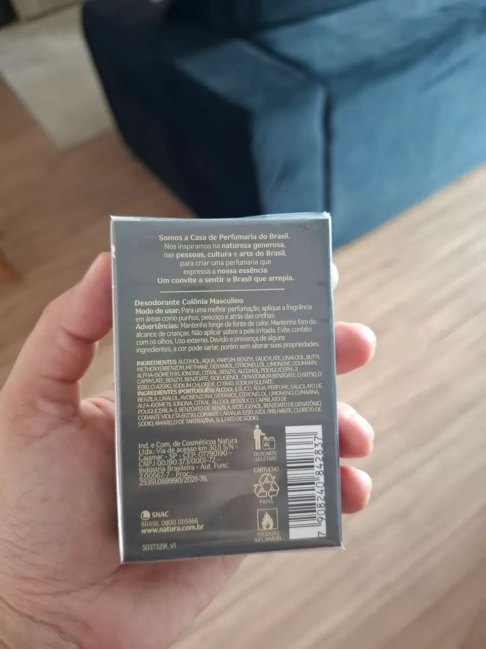 Mini perfume Natura homem 25ml - Foto 2