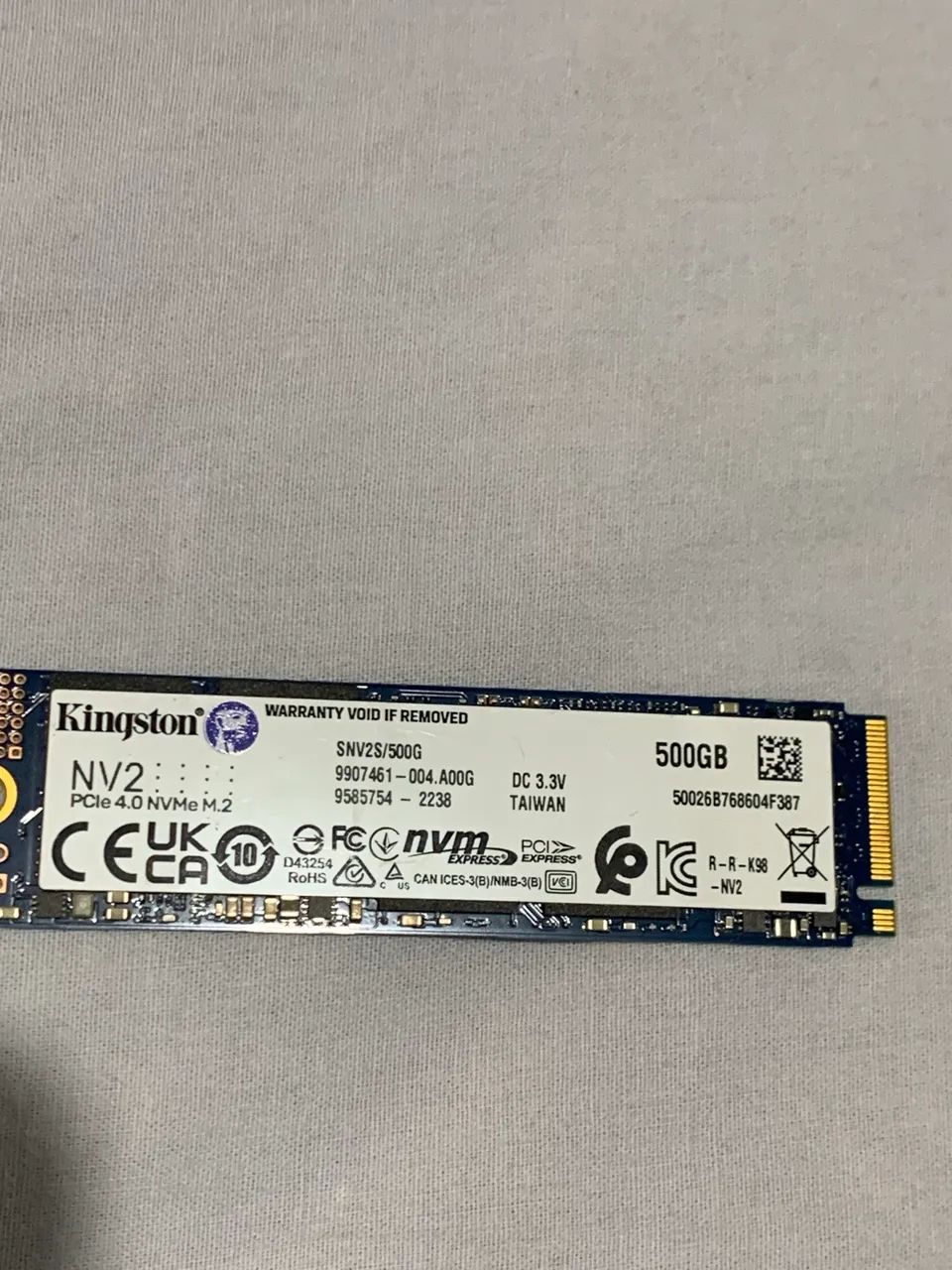 Ssd NVme kingston 500gb - Armazenamento - Agronômica