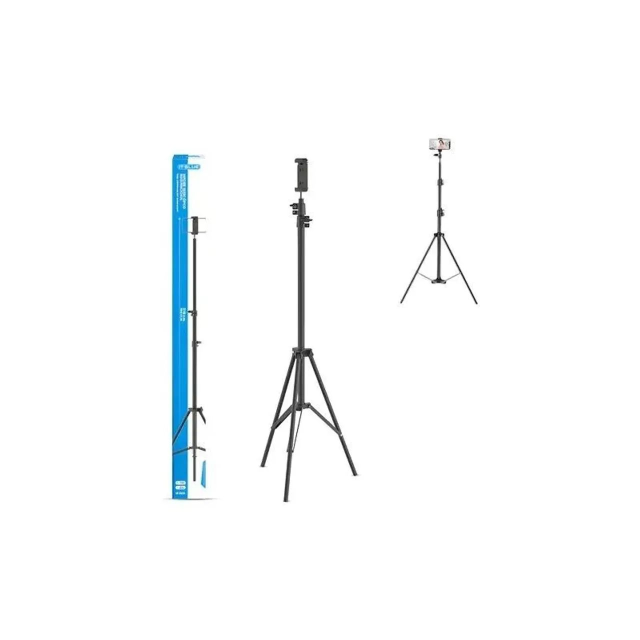 Tripé com Suporte Universal para Celular 1.8M IT-BLUE LE-3630 - Foto 2