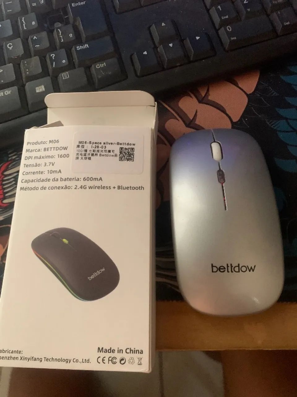 MOUSE BETTDOW DPI 1600 sem fio novo - Foto 2