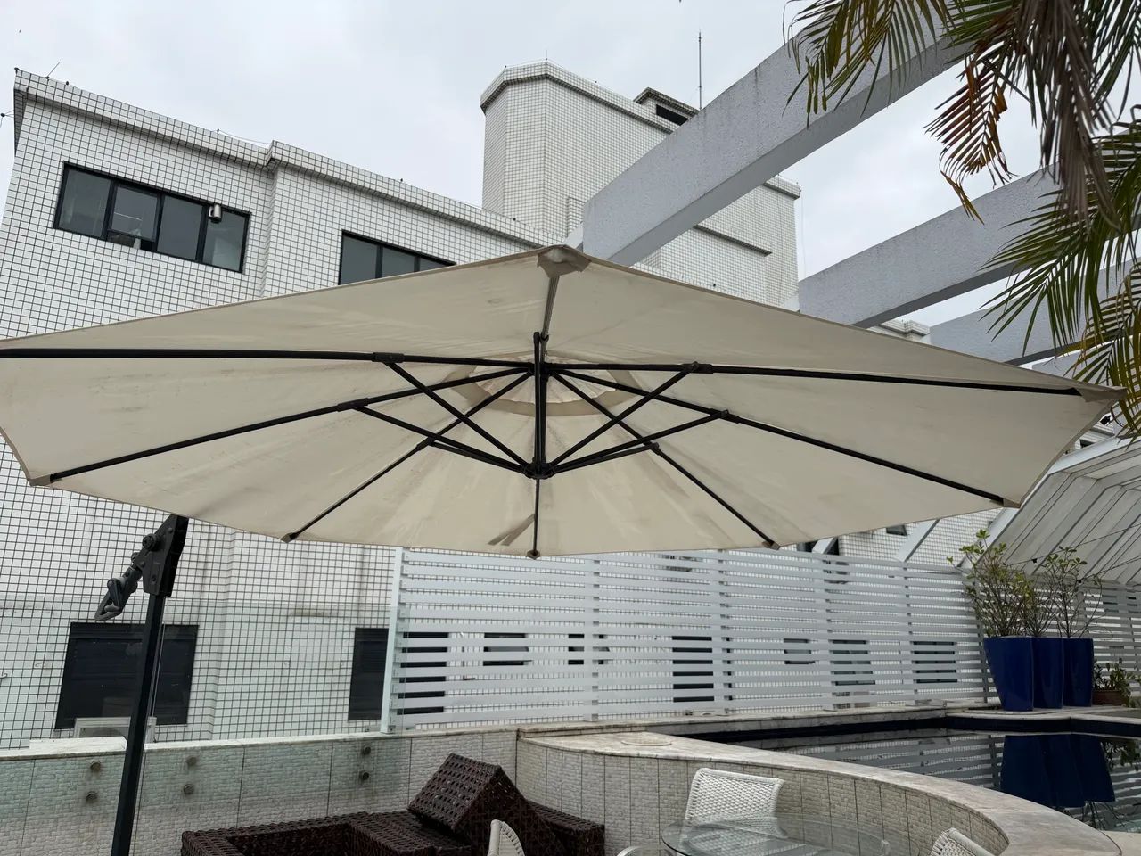 Ombrelone lateral guarda sol com 3 metros 