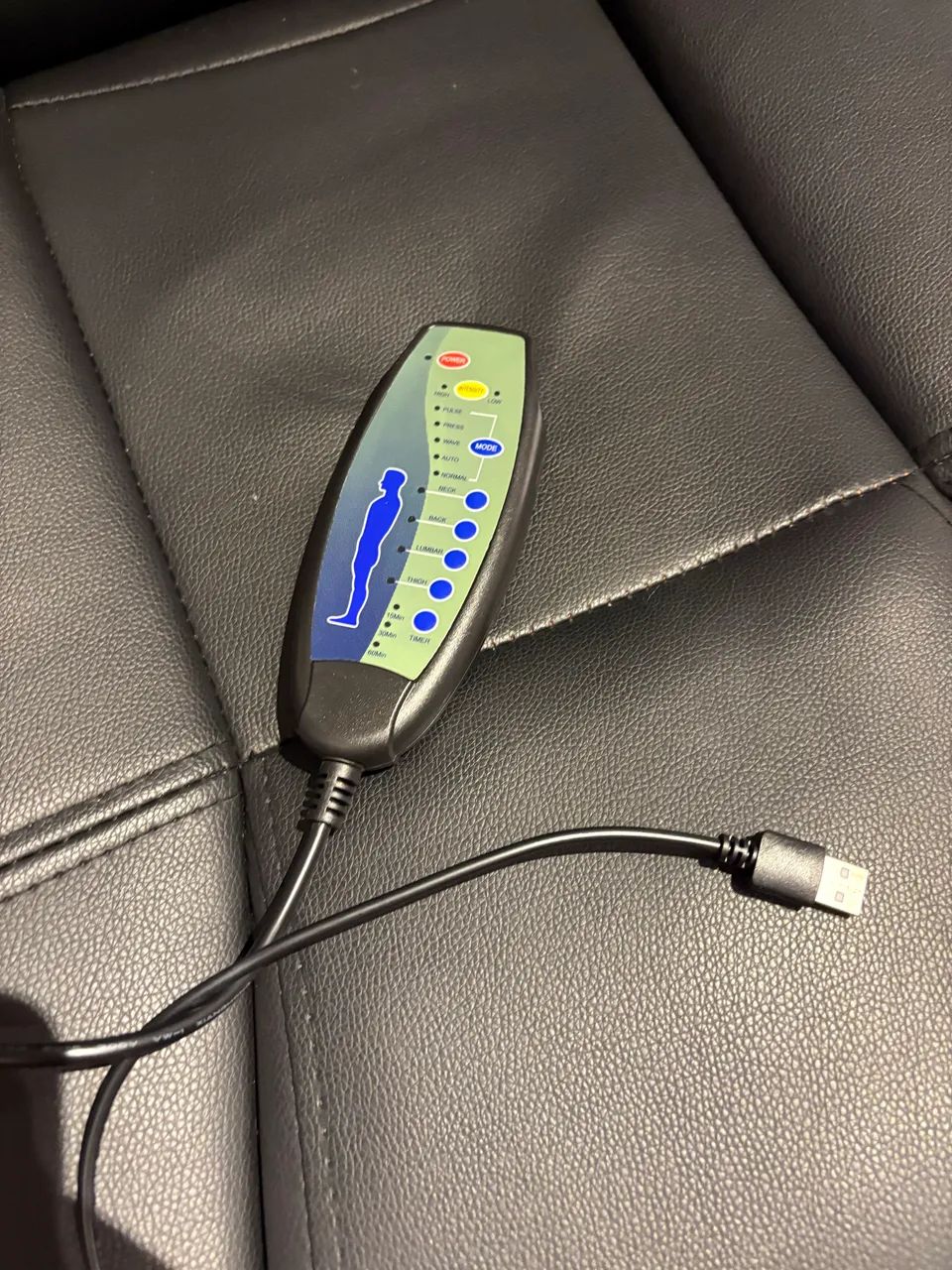 Cadeira escritório massageadora (novíssima) - Foto 4