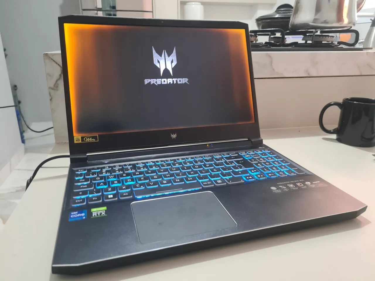 Acer Predator com Defeito c/ RTX 3060, Core i7, 4gb de Ram, Notebook Gamer / Pc gamer