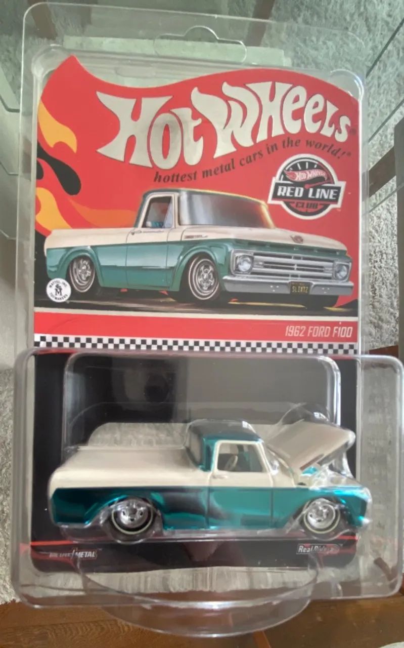 Hot Wheels Ford F100 1962 RLC - Red Line Club - Hobbies e coleções
