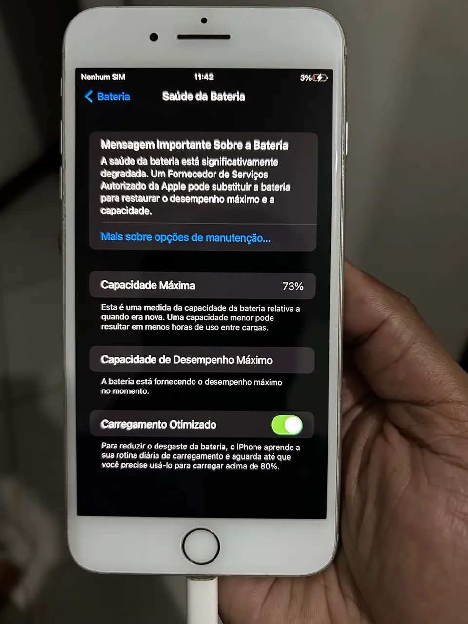 iPhone 7 Plus [32GB] - Ótimo estado - Bateria 73% - Foto 5