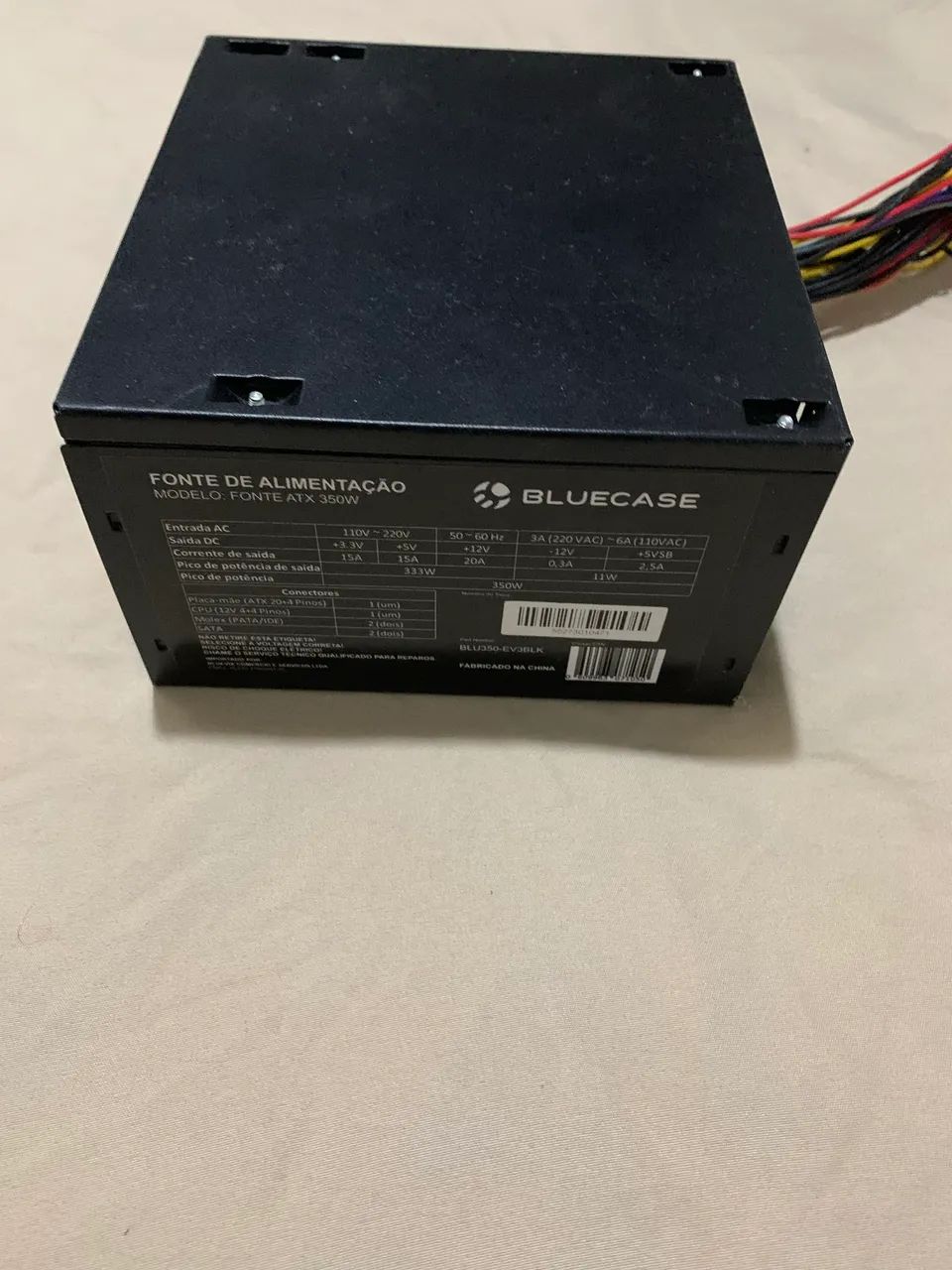 Fonte bluecase 350w