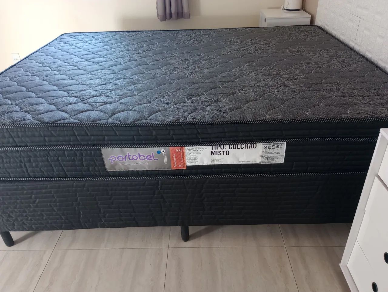 Vendo cama Queem semi nova - Foto 2