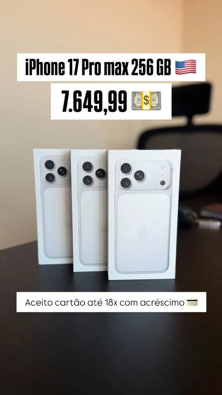 iPhone 17 pro max 256 GB 