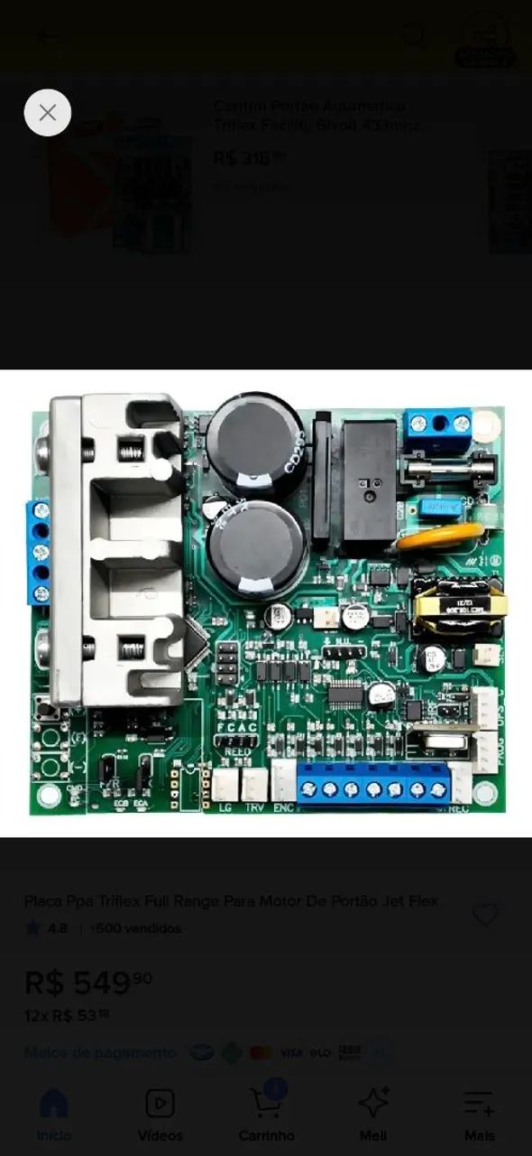 Placa motor ppa jet flex triflex