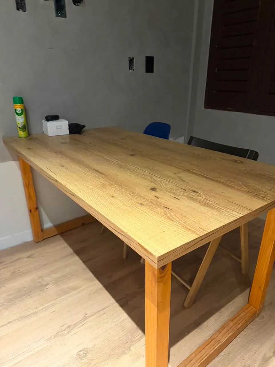 MESA DE MADEIRA PRA ESCRITÓRIO  - Foto 4