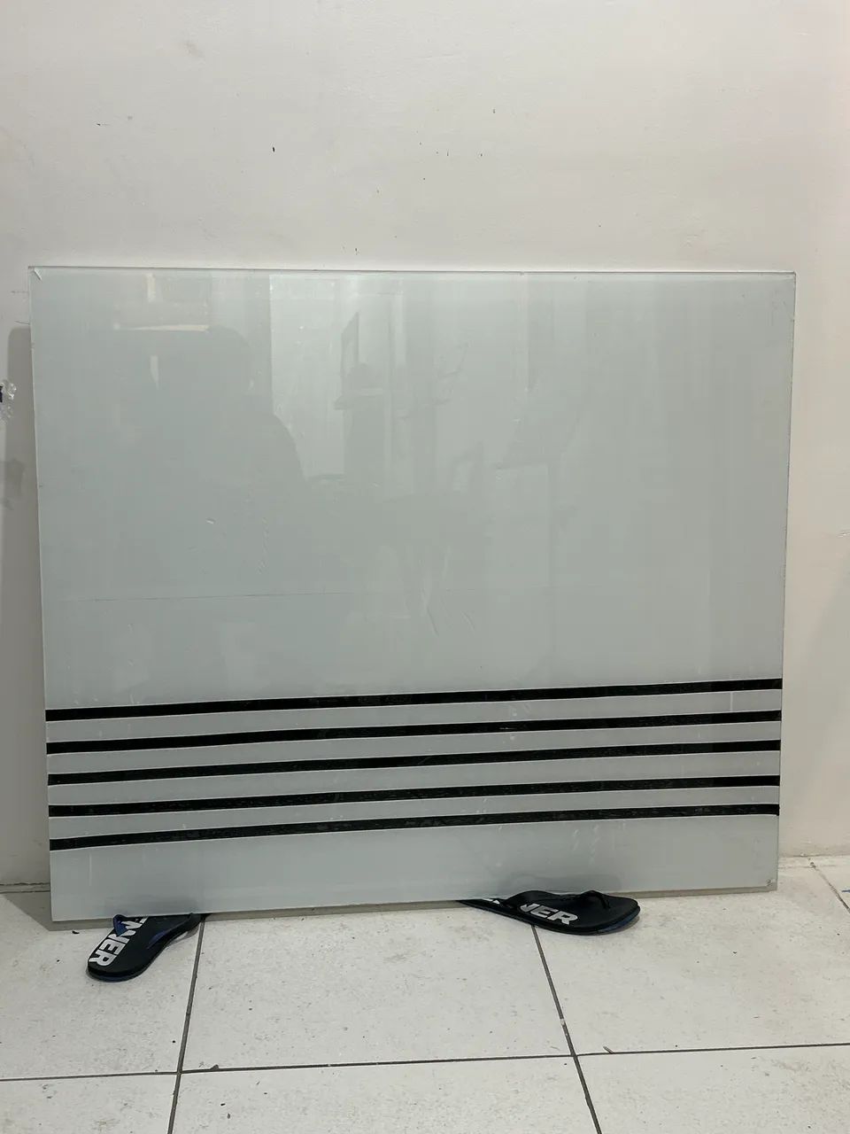Quadro de vidro branco  - Foto 2
