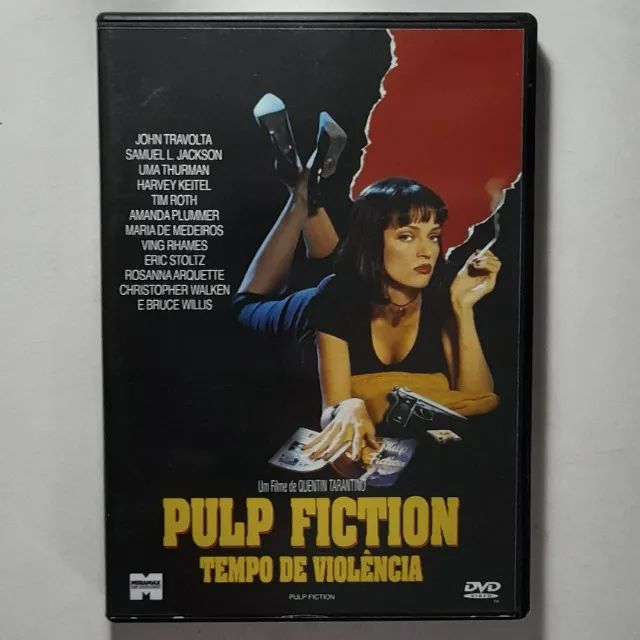 Dvd Pulp Fiction, seminovo, mídia intacta.
