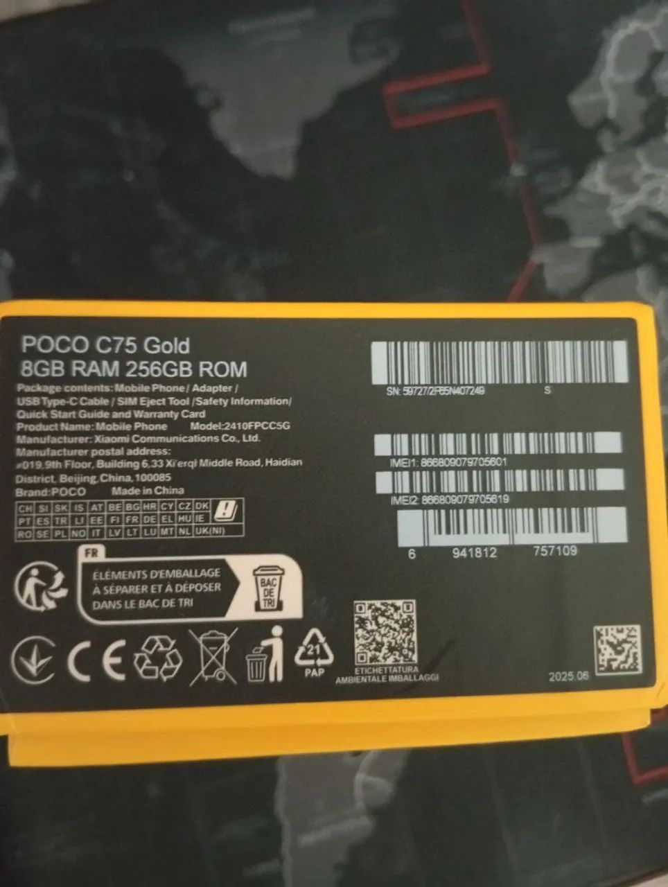 Vendo poco C75 8gb ram , 256gb.