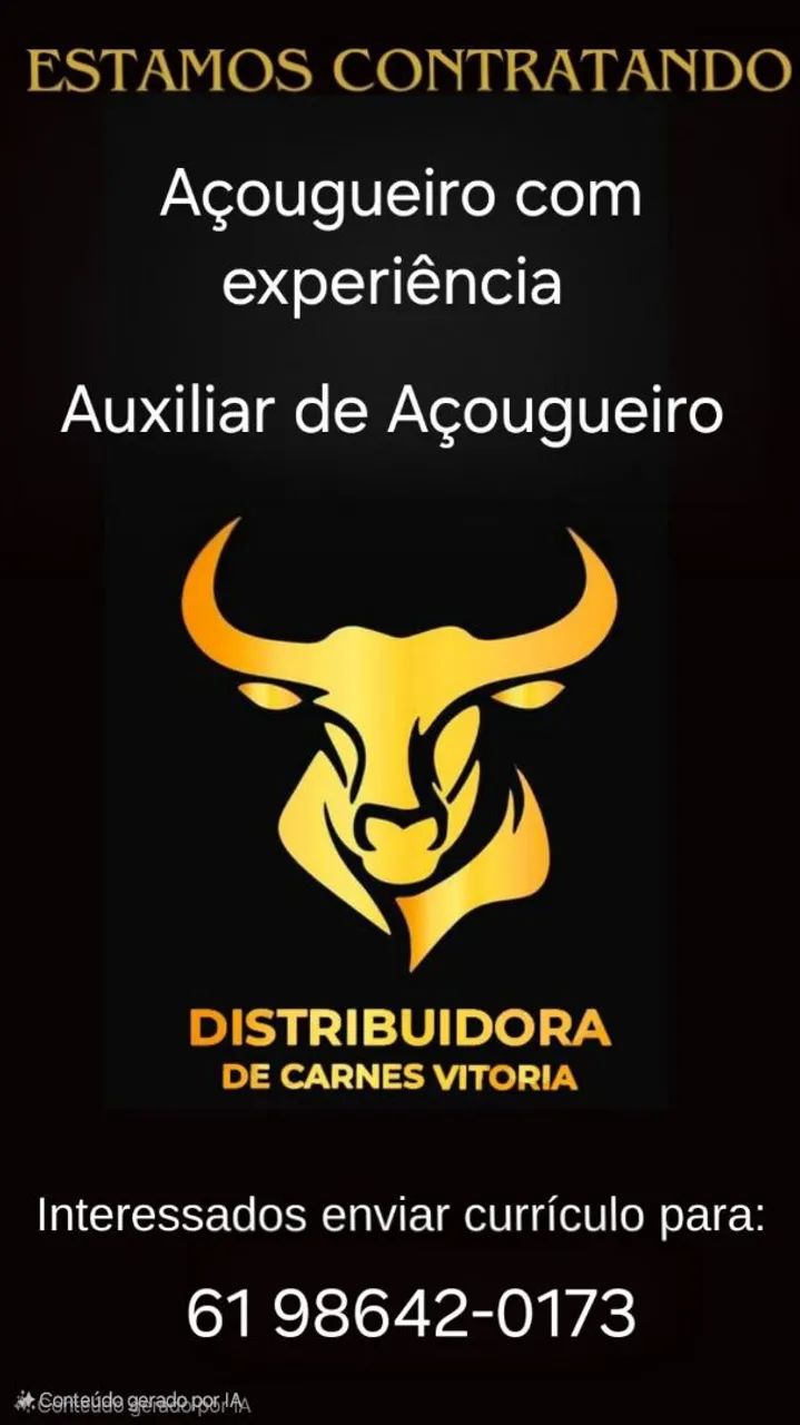 Açougue contrata para Ceilândia Sul