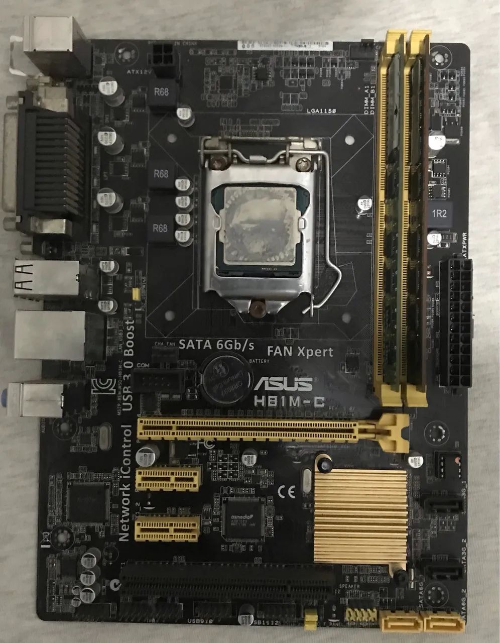 Kit i3 4ª Geração + 8GB RAM + Placa-mãe ASUS H81 - Funcionando