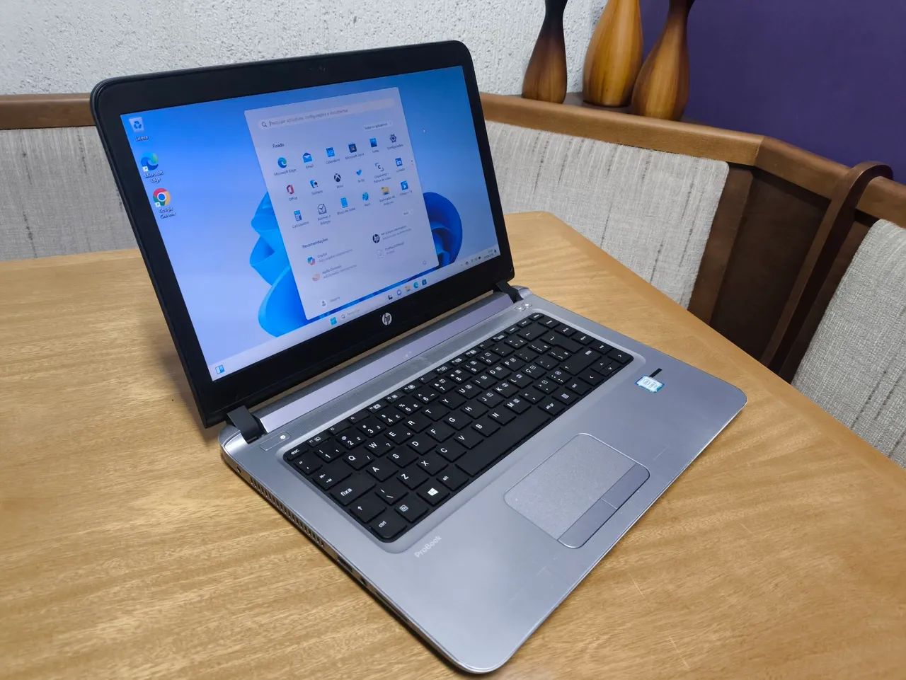 Notebook HP i5 - 6th, SSD m2, 8 GB de RAM, windows 11