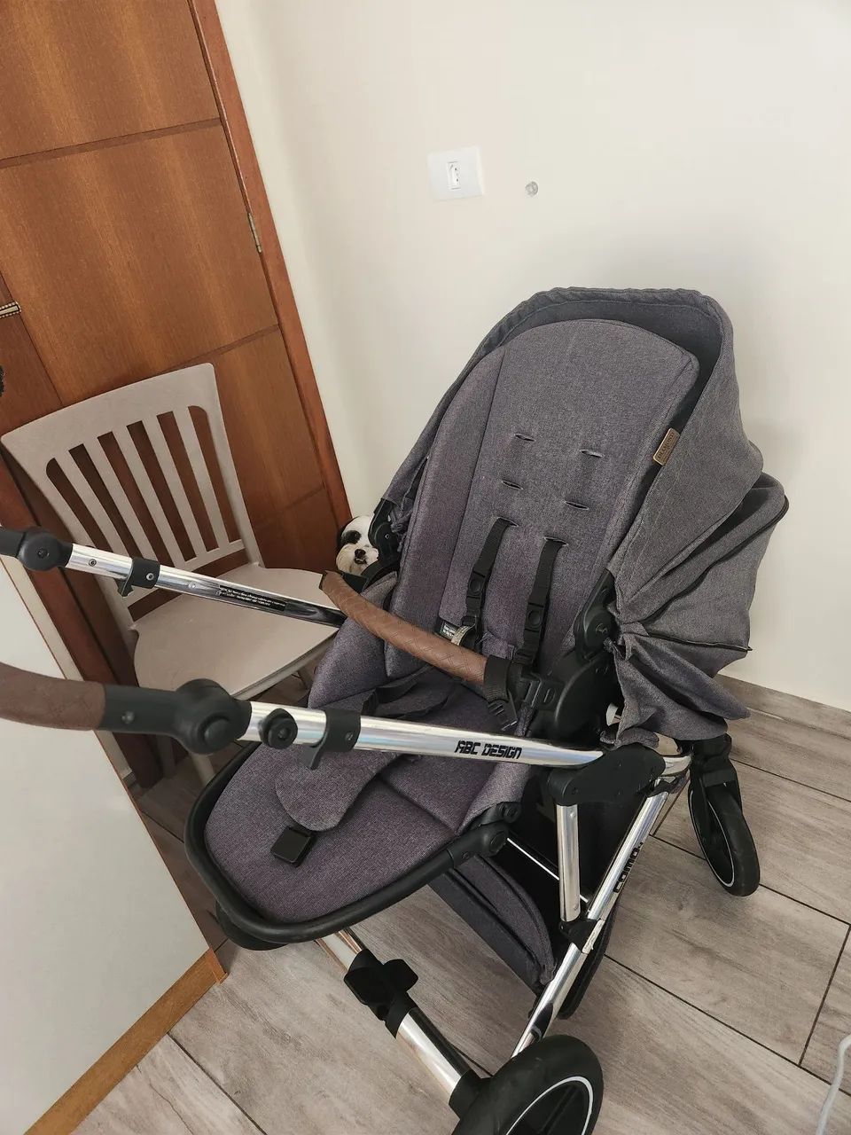Carrinho de bebê com moisés - Foto 5