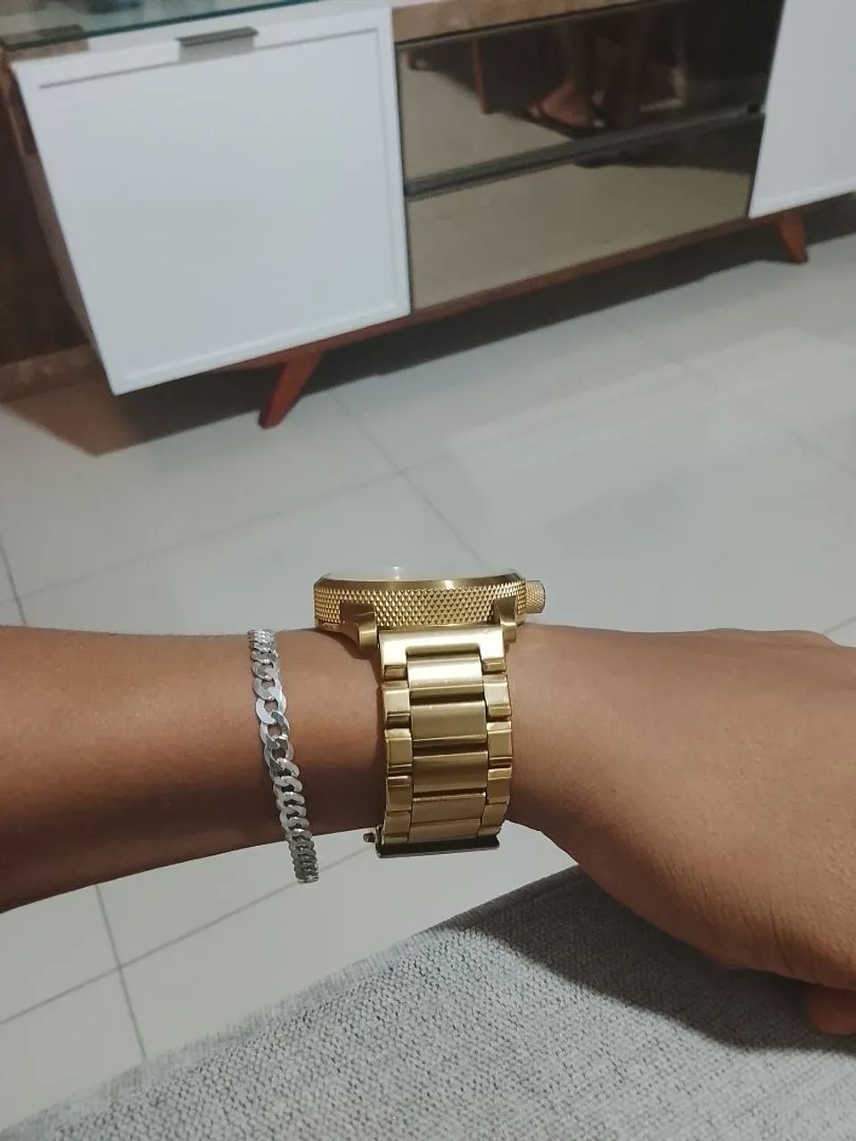 Rel ógio de luxo ouro DIESEL  - Foto 2