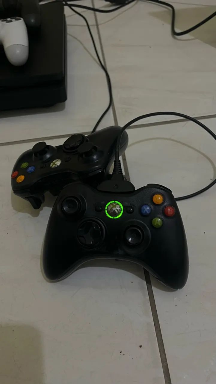  2 CONTROLES XBOX 360 ? NO ESTADO - Foto 2