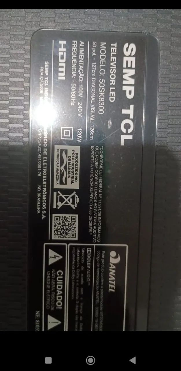 Smart tv Semp 50 polegadas  - Foto 3