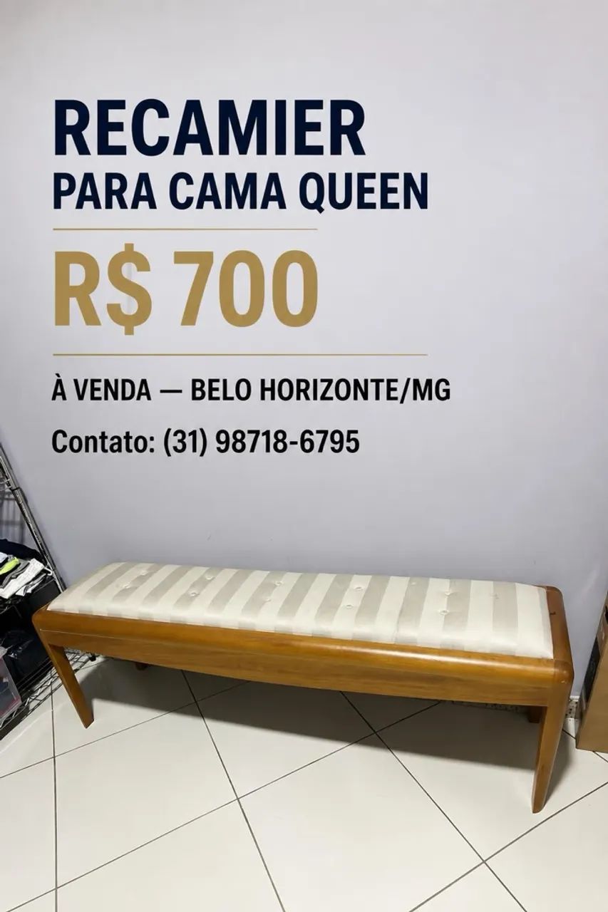 Recamier Cama Queen Cadeira Linda  