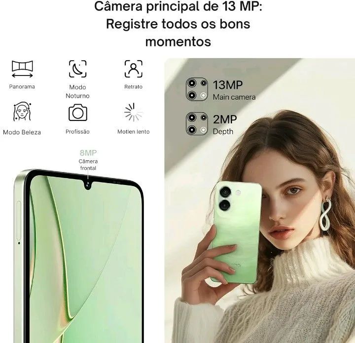 Celular umidigi note 90A dual sim 8GB ram e 128GB armazenamento - NOVO - Foto 2