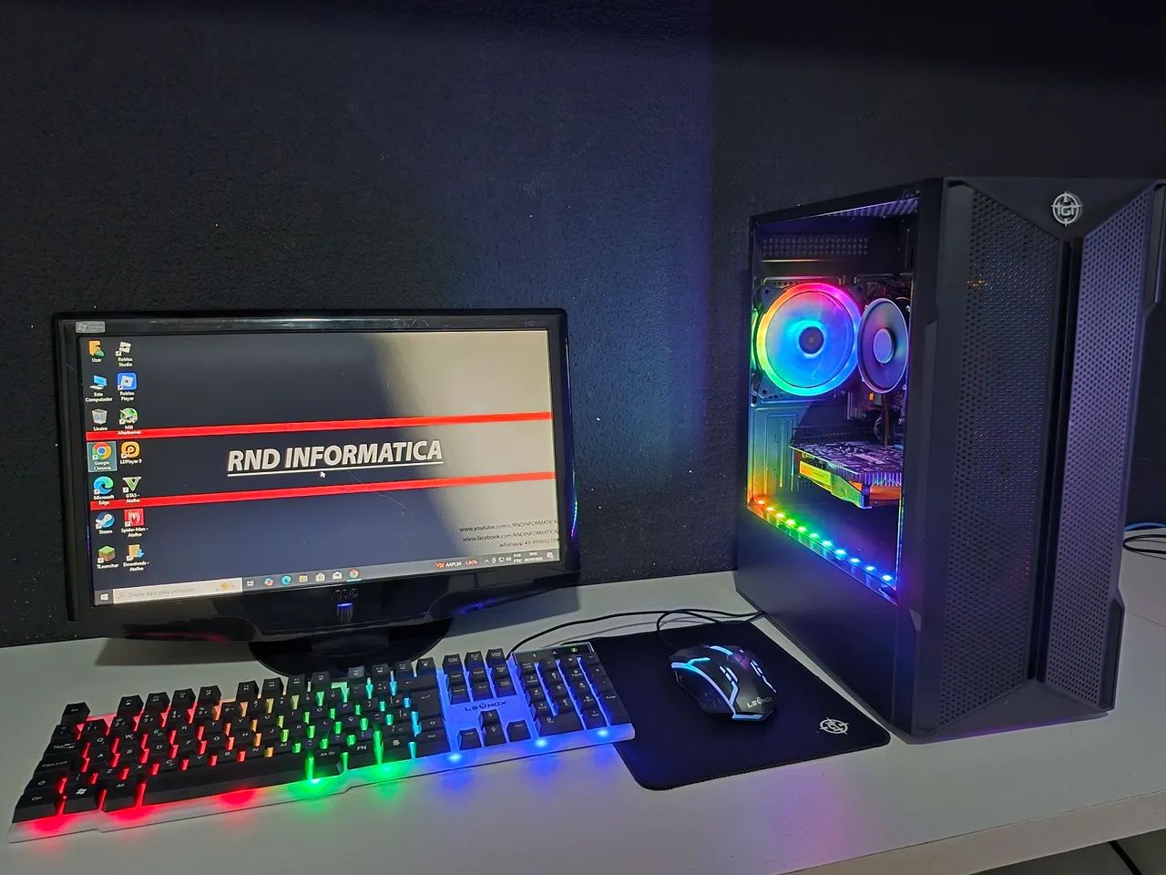 Pc gamer completo i5 GTA Roblox com garantia - Foto 4