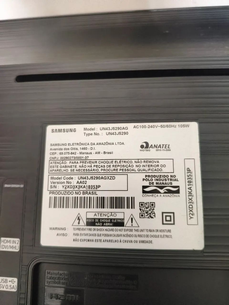 Vendo várias tvs smart e não smart, de 32 a 50 polegadas. *