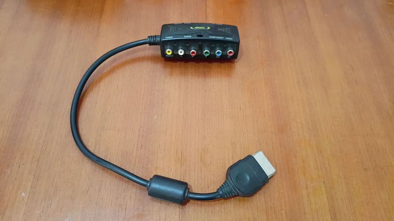 Adaptador Av e Componente para Xbox Clássico - Foto 2