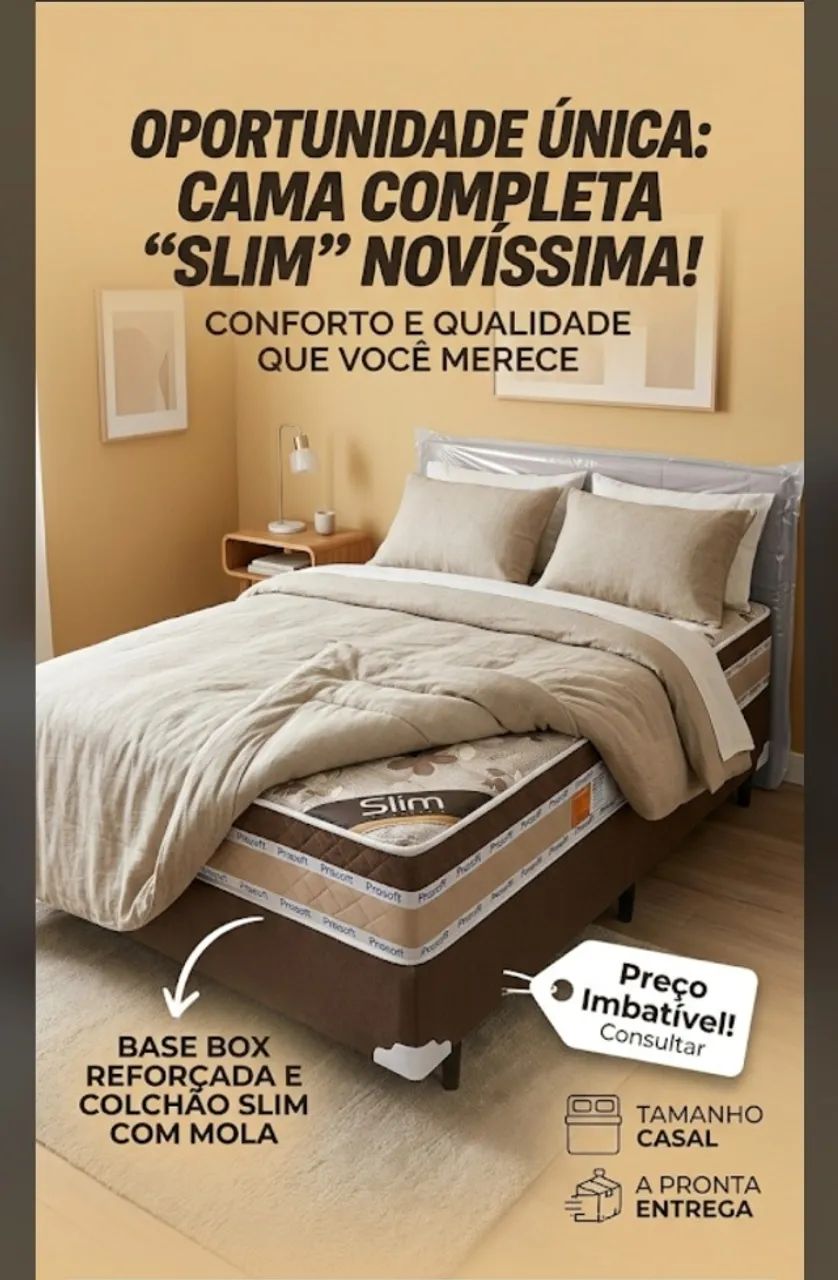 Cama box. Promoção 