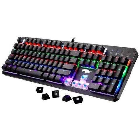 Teclado Gamer Mecânico G-fire Iluminado Preto - Kmgk9 - Foto 4