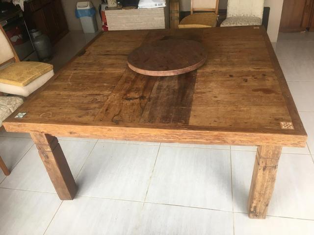 Pra levar: Mesa em Madeira Rústica_Preço IMPERDÍVEL - Foto 3