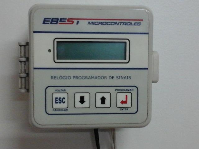 Relógio programador de Sinais / alarme