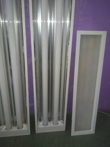 Calha para lâmpada frorecente