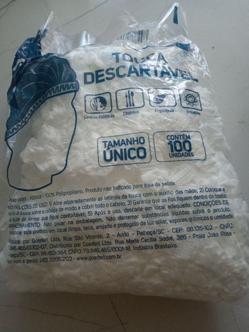 Promocao TOUCA tNt DESCARTAVEL 100UNID - Foto 2