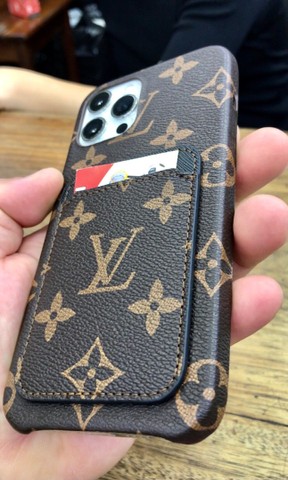 Louis Vuitton Capa Couro Celular Iphone