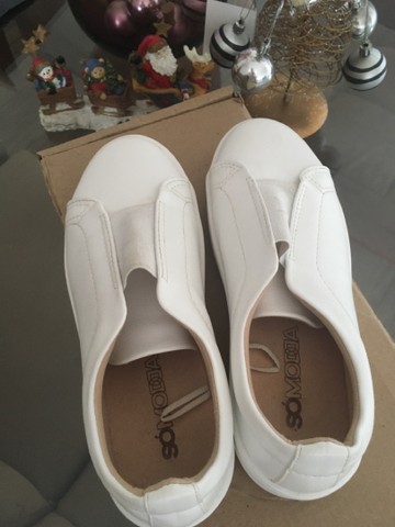 Tênis só moda branco 34 - Foto 5