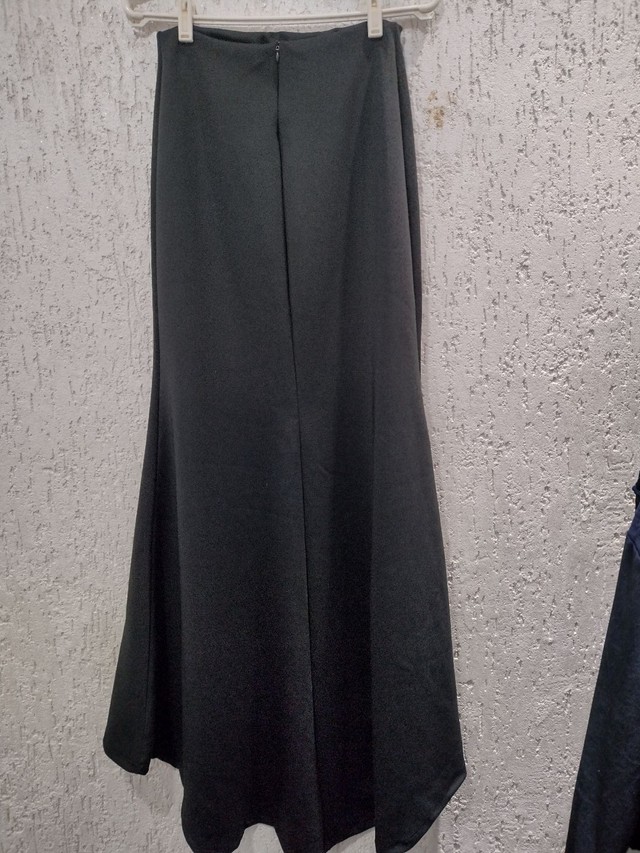 Saia preta longa veste 40 - Foto 4