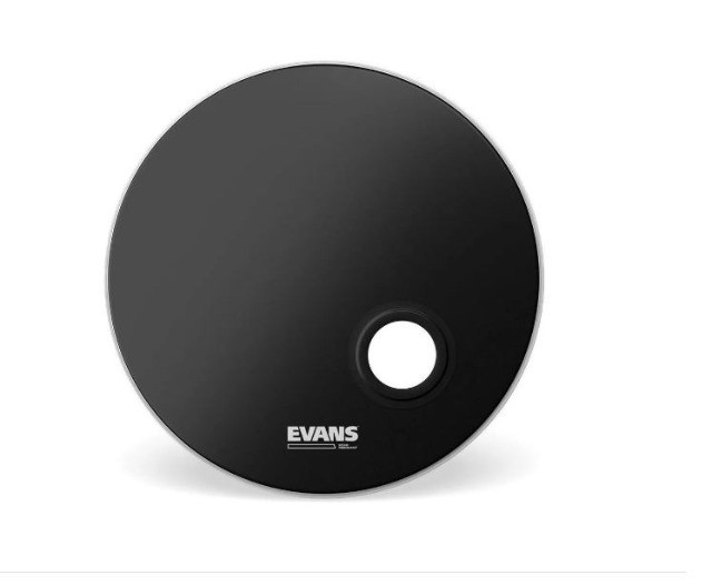 Pele Resposta Para Bumbo Emad Preta 22 Evans Bd22remad