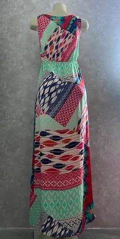 Vestido Estampado Verão Longo  - Foto 2
