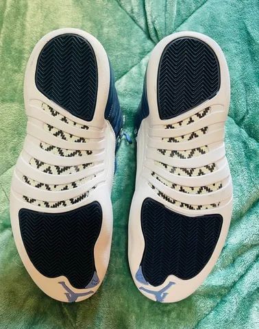 Tênis Basquete NIKE AIR JORDAN 12 INDIGO NOVO ORIGINAL - Calçados