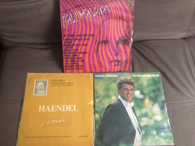 LPs Miguel Proença, Paul Mauriat e Haendel