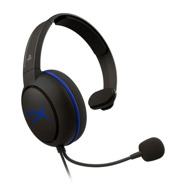 Fone De Ouvido Gamer Hyperx Cloud Chat Preto E Azul Ps4 - Foto 3