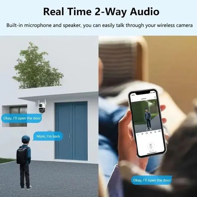 Câmera de Segurança Residencial Empresa Externa Wi-fi, Aplicativo, 360  - Foto 2