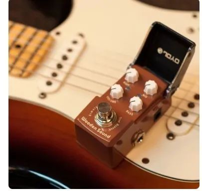 JOYO-Pedal de Guitarra Delay Forjado com Quatro Controles, Efeito de Simulação, Guitarra 