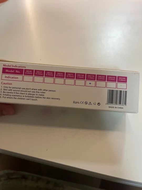 Derma Roller System Manual para microagulhamento  - Foto 2